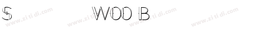 September W00 Bold字体转换